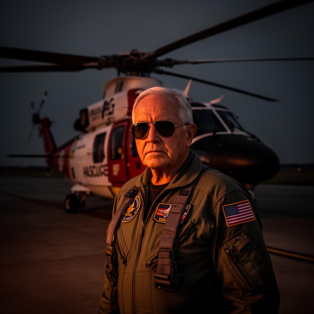 Patrick R. Shaub in flight suit